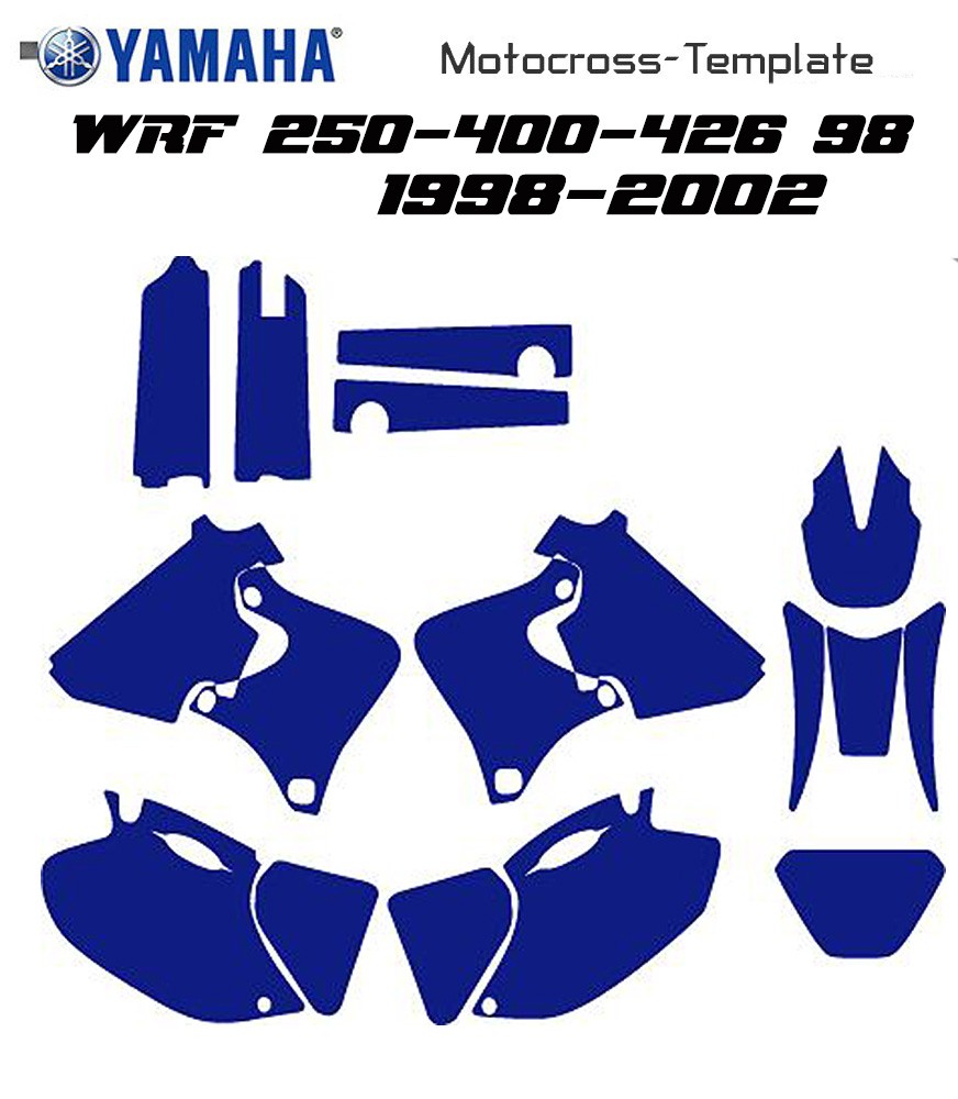 motocross vecteur template WRF 250-400-426 98