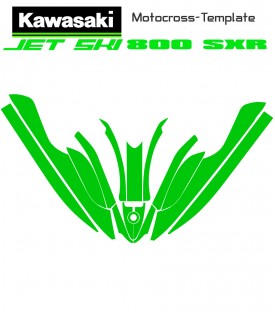 jetski template vectors free for kawasaki 800 SXR