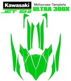 vecteur gratuit jetski kawasaki template ULTRA 300X