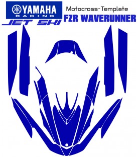 FZR WAVERUNNER yamaha jetski vecteur template