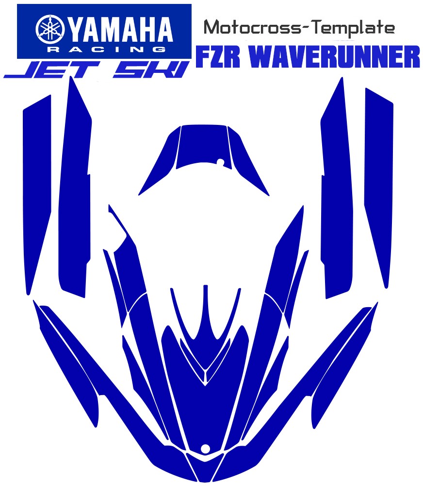 mototemplate.com offer jetski template FZR WAVERUNNER yamaha