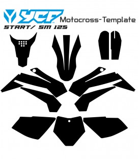 YCF 125 SM ET START MOTO TEMPLATE on mototemplate.com