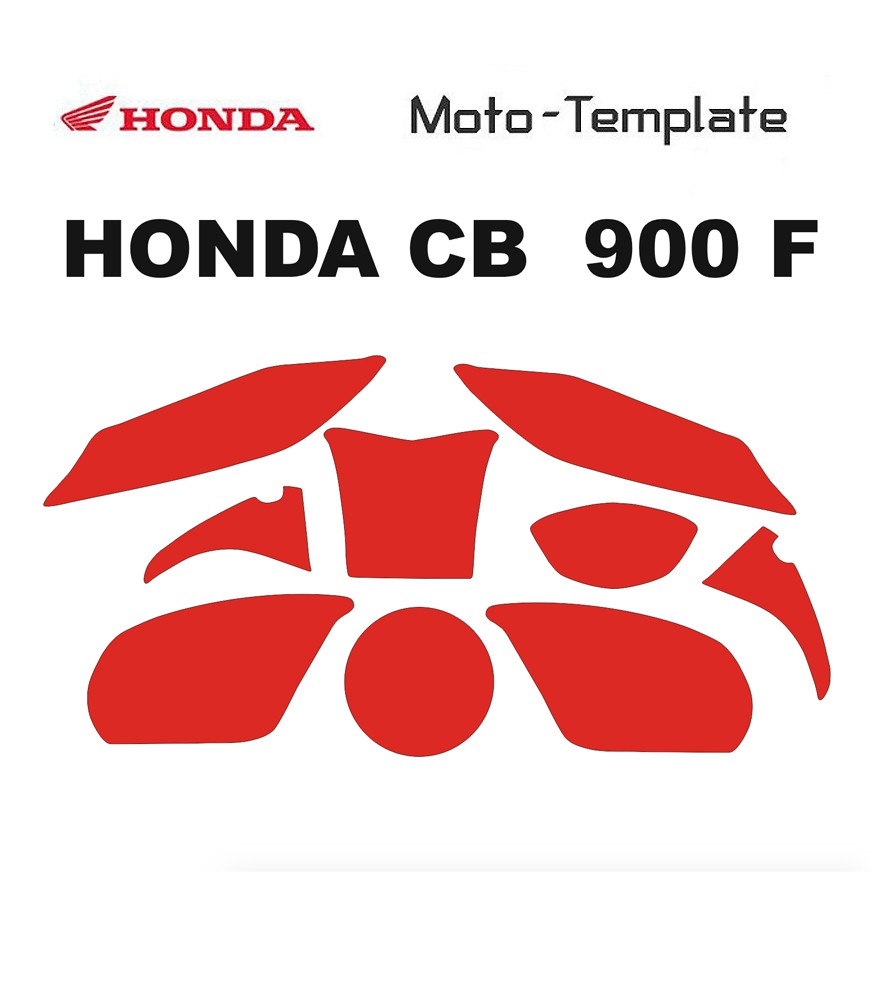 HONDA CB 900 F VECTEUR TEMPLATE sur mototemplate.com
