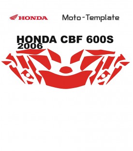 HONDA CBF 600 S VECTEUR TEMPLATE 2006 sur mototemplate