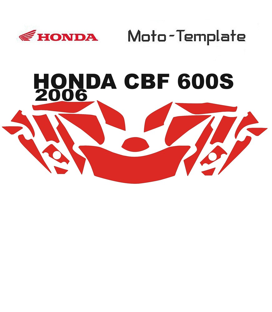 HONDA CBF 600 S 2006 TEMPLATE on mototemplate