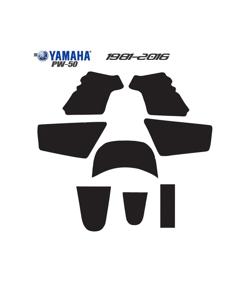 Vecteur motocross template pour PW50 yamaha sur mototemplate.com